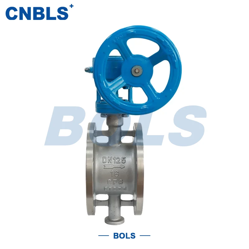 Stainless Steel Telescopic Metal-sealed butterfly Valves